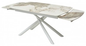 Стол RIVOLI 140 GLOSS LUXURY PANDORA SOLID CERAMIC / WHITE, ®DISAUR в Первоуральске - pervouralsk.mebel24.online | фото 8