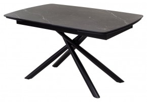 Стол RIVOLI 140 MATT BLACK MARBLE SOLID CERAMIC / BLACK, ®DISAUR в Первоуральске - pervouralsk.mebel24.online | фото 1
