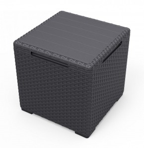 Стол с функцией хранения Виго (Vigo storage box) графит в Первоуральске - pervouralsk.mebel24.online | фото 2