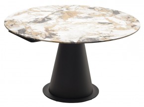 Стол TERAMO 135 GLOSS GRAND JADE SOLID CERAMIC, керамика, поворотн.механизм / Черный каркас, ®DISAUR в Первоуральске - pervouralsk.mebel24.online | фото 15