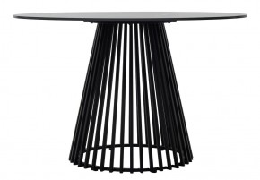 Стол TERNI 120 MATT BLACK MARBLE SOLID CERAMIC Черный мрамор матовый, керамика /Черн.каркас, ®DISAUR в Первоуральске - pervouralsk.mebel24.online | фото 7