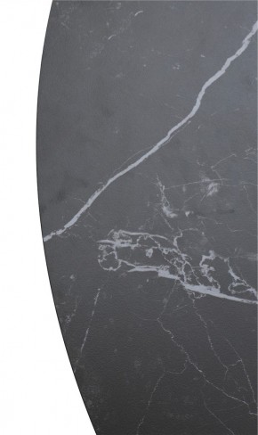 Стол TERNI 120 MATT BLACK MARBLE SOLID CERAMIC Черный мрамор матовый, керамика /Черн.каркас, ®DISAUR в Первоуральске - pervouralsk.mebel24.online | фото 9
