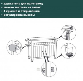 Столик для барбекю 207 Л (Unity XL 207L) в Первоуральске - pervouralsk.mebel24.online | фото 9