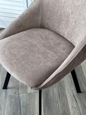 Стул CASA, 360 град. поворот. B5 Капучино, велюр / черный каркас,М-City в Первоуральске - pervouralsk.mebel24.online | фото 3