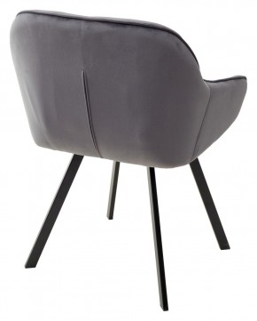 Стул GALE 360 град. поворот. BLUVEL-14 GREY, велюр/ черный каркас, М-City в Первоуральске - pervouralsk.mebel24.online | фото 3