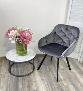 Стул GALE 360 град. поворот. BLUVEL-14 GREY, велюр/ черный каркас, М-City в Первоуральске - pervouralsk.mebel24.online | фото 8