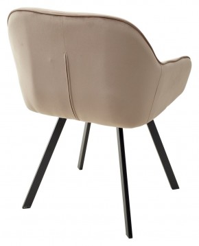 Стул GALE 360 град. поворот. BLUVEL-40 BEIGE, велюр/ черный каркас, М-City в Первоуральске - pervouralsk.mebel24.online | фото 4