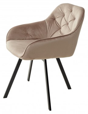 Стул GALE 360 град. поворот. BLUVEL-40 BEIGE, велюр/ черный каркас, М-City в Первоуральске - pervouralsk.mebel24.online | фото 5