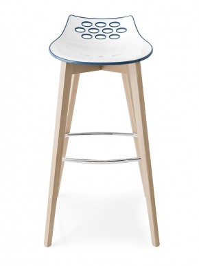 Стул JAM W CB/1487, ash.P12 smoke/ P799-P12P WHITE/ GLOSSY SKY BLUE в Первоуральске - pervouralsk.mebel24.online | фото