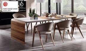 Стул SPIRIT1 / S1 SAGP38 / Nuss geolt UG / Leder LM stone в Первоуральске - pervouralsk.mebel24.online | фото