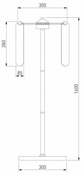 Торшер Eurosvet Claire 01171/3 золото в Первоуральске - pervouralsk.mebel24.online | фото 3