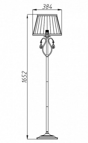 Торшер Maytoni Brionia ARM172-11-G в Первоуральске - pervouralsk.mebel24.online | фото 2