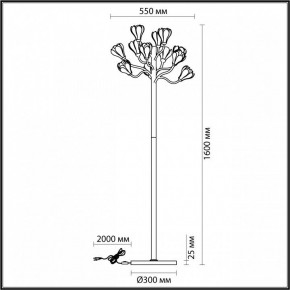 Торшер Odeon Light Gardi 5090/12F в Первоуральске - pervouralsk.mebel24.online | фото 5
