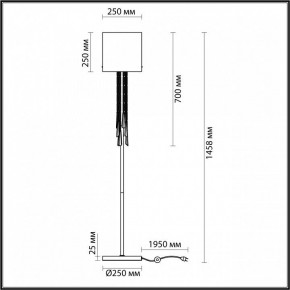 Торшер Odeon Light Nicole 4890/1F в Первоуральске - pervouralsk.mebel24.online | фото 4