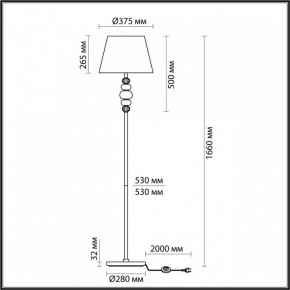 Торшер Odeon Light Sochi 4896/1F в Первоуральске - pervouralsk.mebel24.online | фото 4