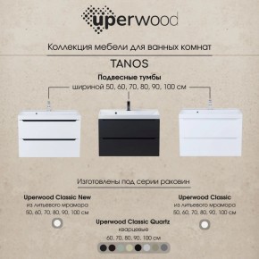 Тумба под раковину Uperwood Tanos 60 см, подвесная, белая матовая в Первоуральске - pervouralsk.mebel24.online | фото 11