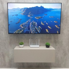 Тумба подвесная под ТВ LINES MTV3-MA 900 Бежевый (Леда-М 10.1.5) в Первоуральске - pervouralsk.mebel24.online | фото 3
