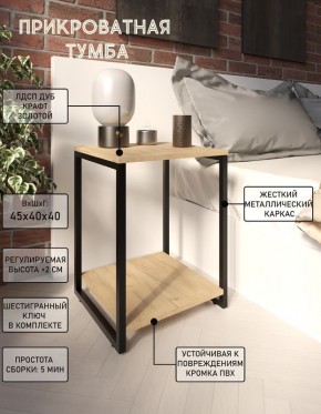 Тумба прикроватная "Лофт" (Лф.Т-2) в Первоуральске - pervouralsk.mebel24.online | фото 4