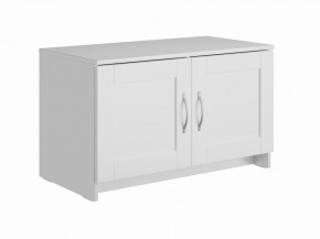 Тумба СИРИУС двухдверная низкая, цвет белый в Первоуральске - pervouralsk.mebel24.online | фото