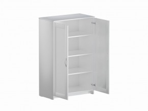 Тумба СИРИУС двухдверная высокая, цвет белый в Первоуральске - pervouralsk.mebel24.online | фото 3